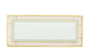 Ginori Diva Rosa Rectangular Tray - 11.2"